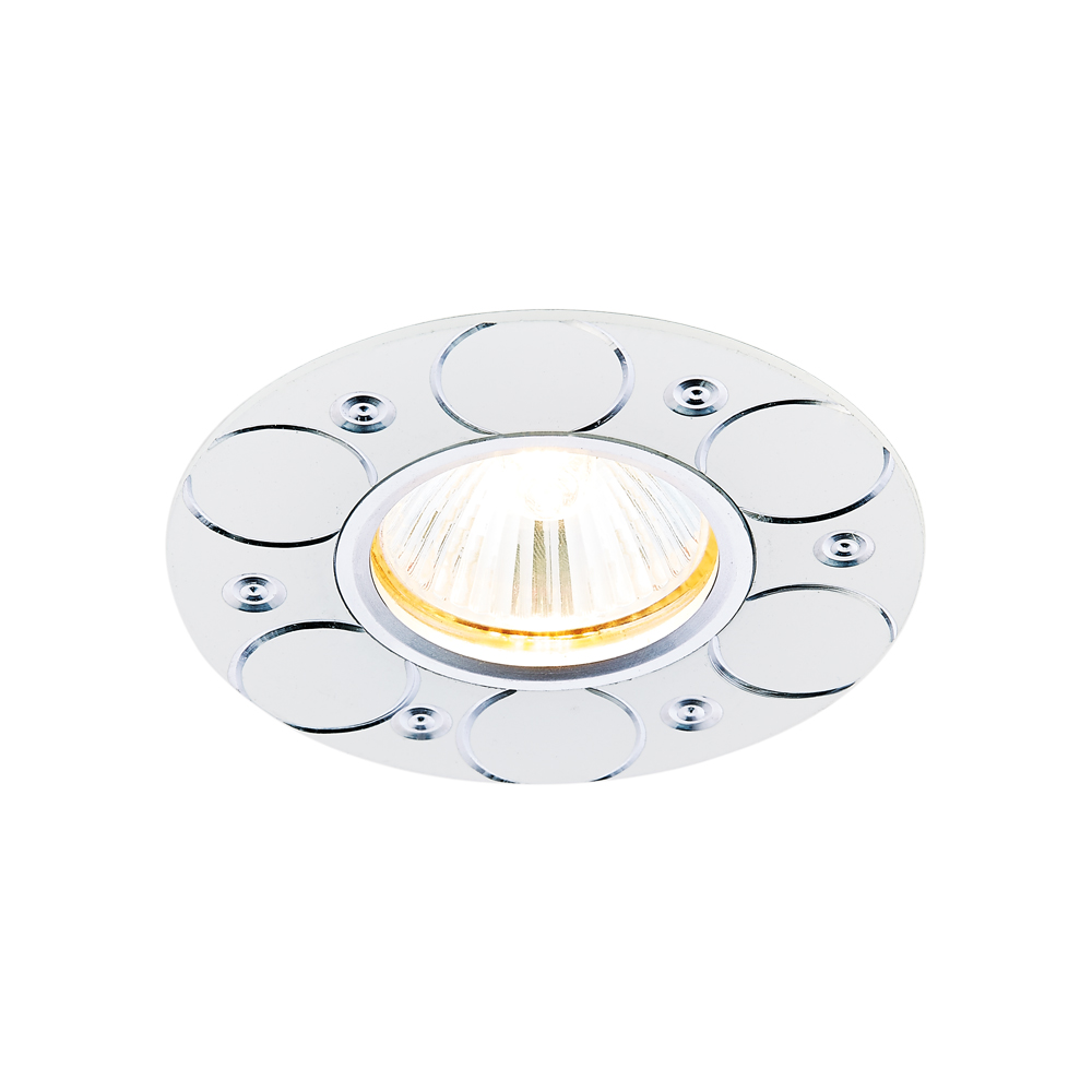 Круглый встраиваемый точечный светильник MR16 A808 W белый MR16