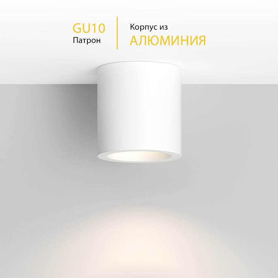 Накладной светильник под сменную лампу Ledron AO1706041 White (2818)