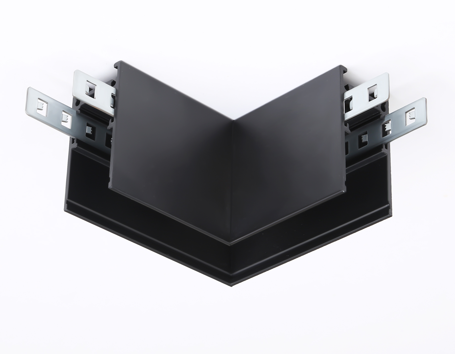 Коннектор угловой для накладного шинопровода Magnetic GL3372 BK черный коннектор угловой для накладного шинопровода 85*85*H53.7