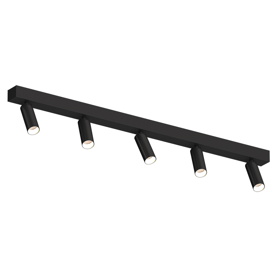 Накладной поворотный светодиодный светильник Ledron SAGITONY E5 S40 Black-Gold Dim 4000K (11152)