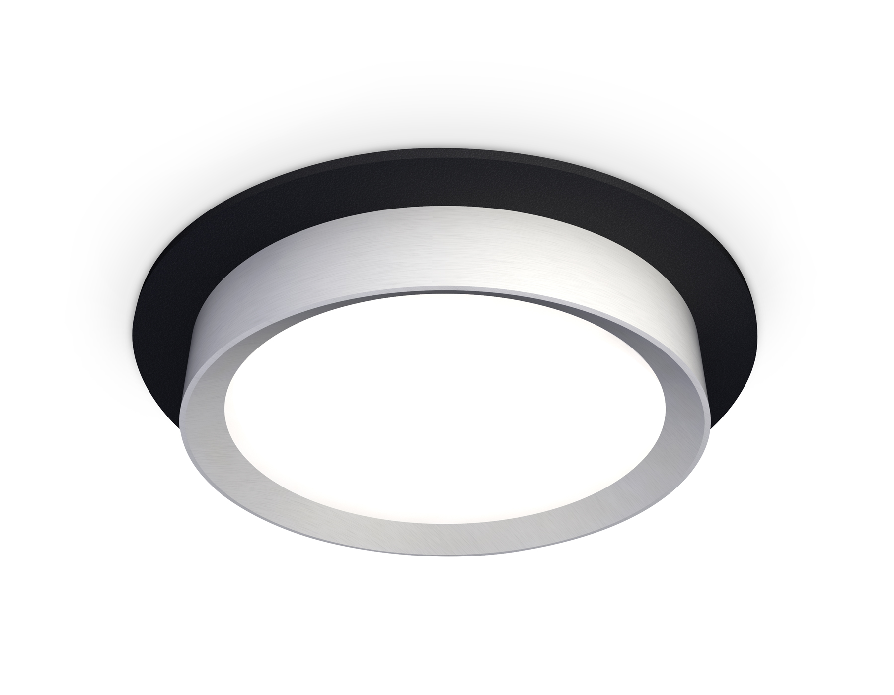 Комплект встраиваемого светильника XC8051004 SBK/MCH черный песок/хром матовый GX53 (C8051, N8121)