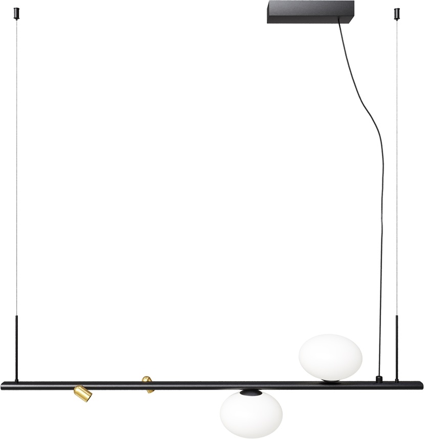 Подвесной светильник со спотами Maytoni Inversio MOD350PL-02BBS (mod350pl-02bbs)