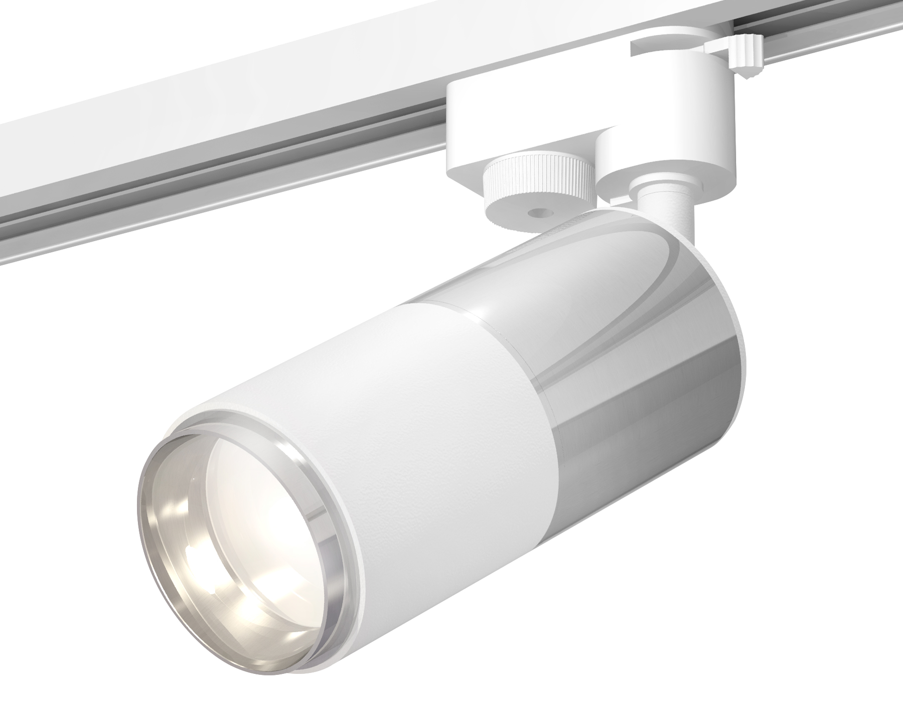 Комплект трекового однофазного светильника XT6301050 SWH/PSL белый песок/серебро полированное MR16 GU5.3 (A2520, C6305, A2060, C6301, N6122)