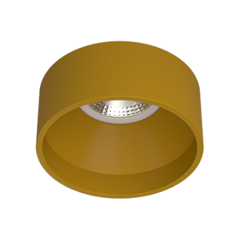 Встраиваемый светильник под сменную лампу Ledron KEA GU10 Gold (2441)