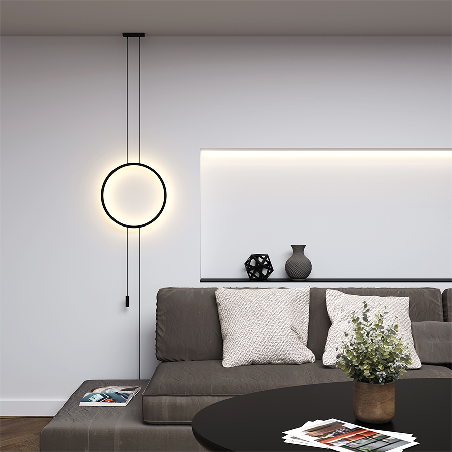 Подвесной светодиодный светильник ECLIPSE S Black (10086)