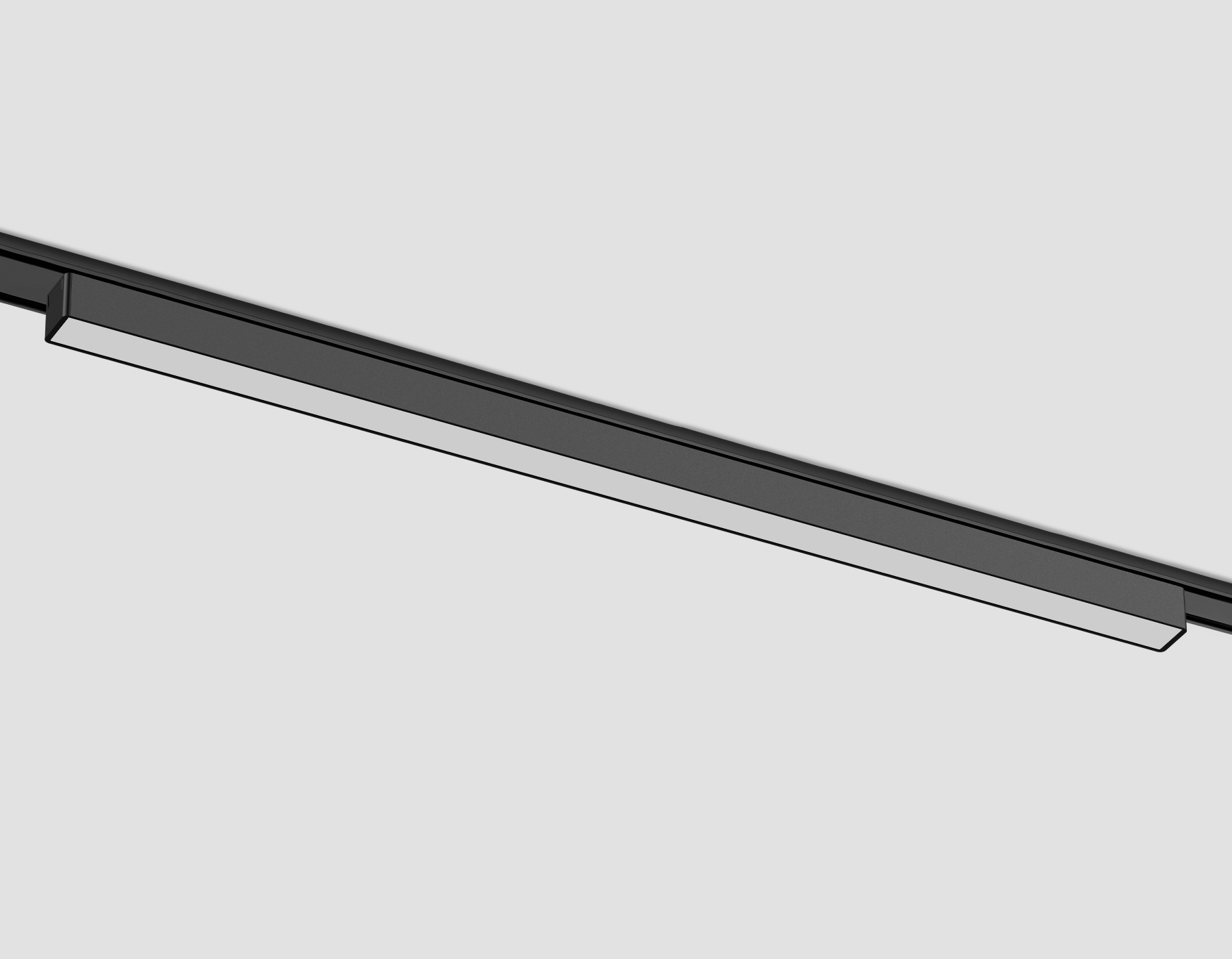 Светильник светодиодный трековый для шинопровода Magnetic Ultra Slim GV1455 BK черный IP20 20W 4200K 48V 615*26*24