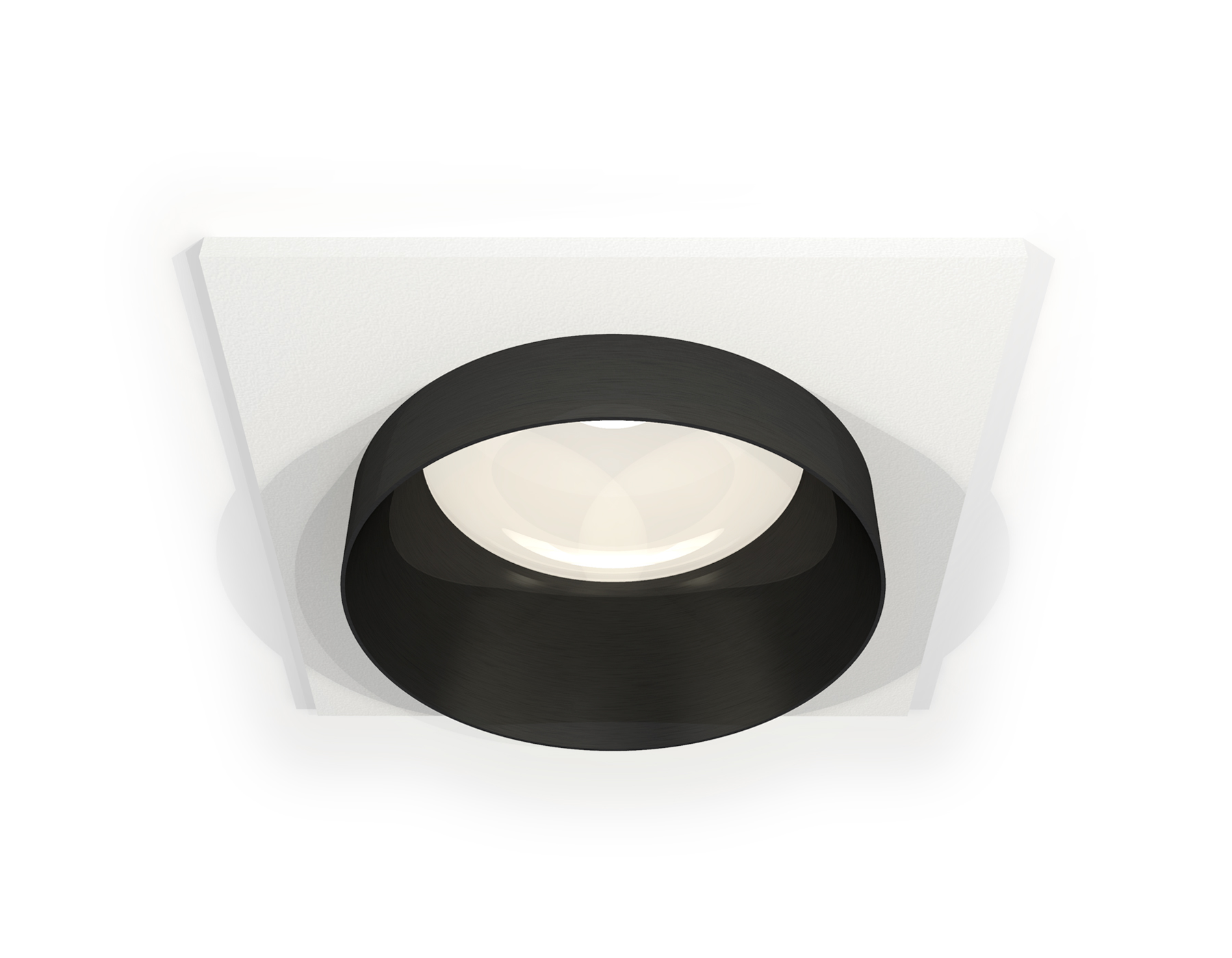 Комплект встраиваемого светильника XC6520021 SWH/PBK белый песок/черный полированный MR16 GU5.3 (C6520, N6131)