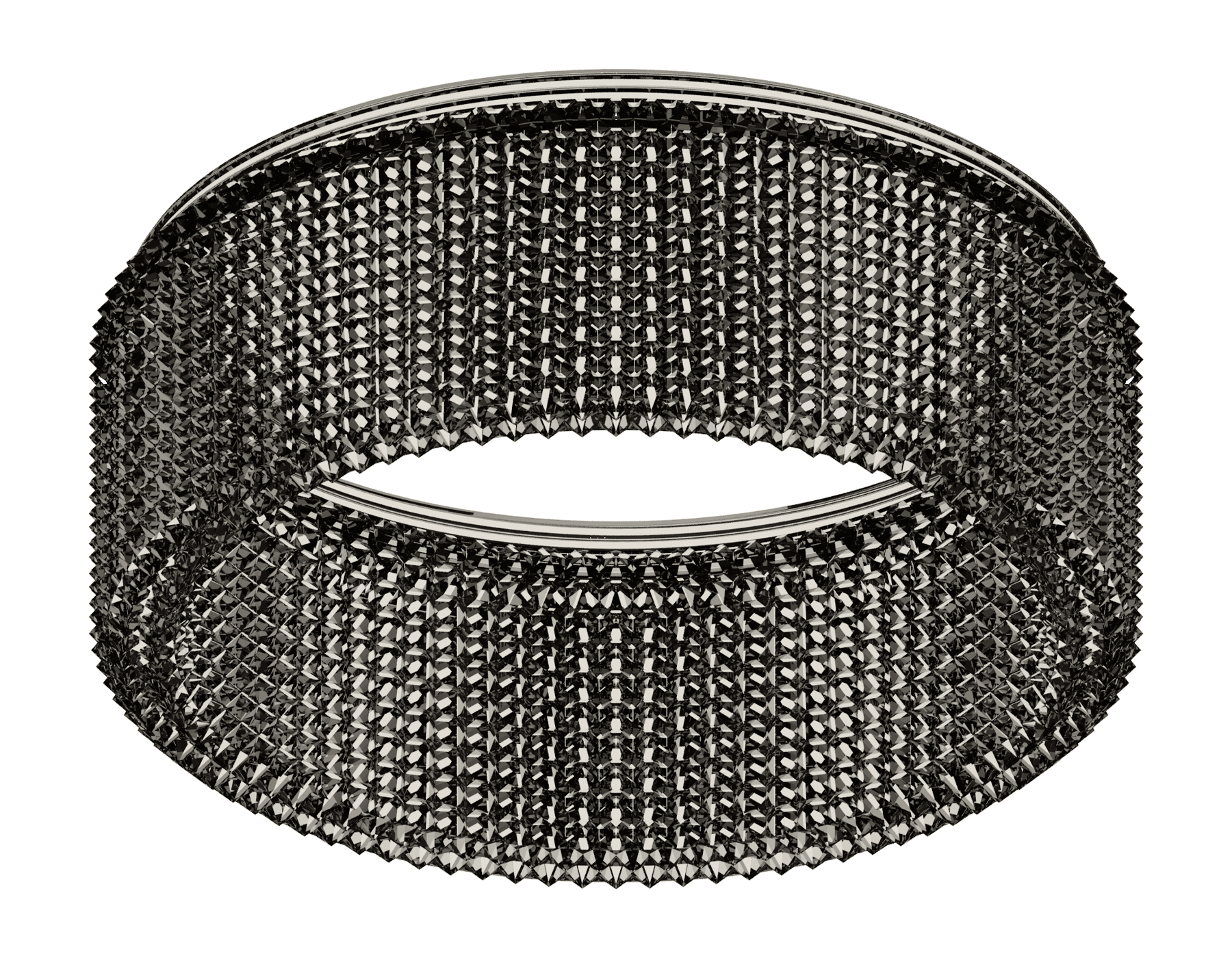 Насадка передняя для корпуса светильника с диаметром отверстия D85mm N8484 BK тонированный D85*H35mm Out30mm GX53