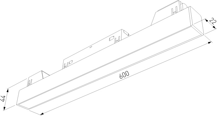 Трековый светильник магнитный 30W 4200K белый Elektrostandard Slim Magnetic 8503401 (a062335)