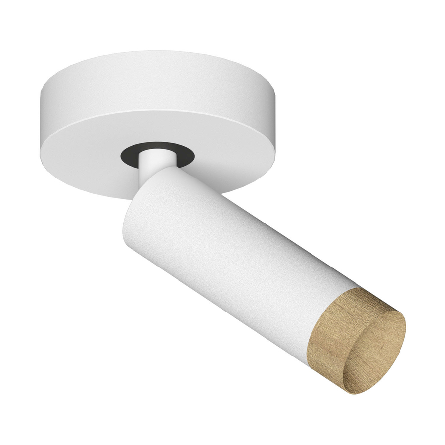 Накладной светодиодный светильник Ledron SAGITONY R1 S40 Dim Wooden White (10181)