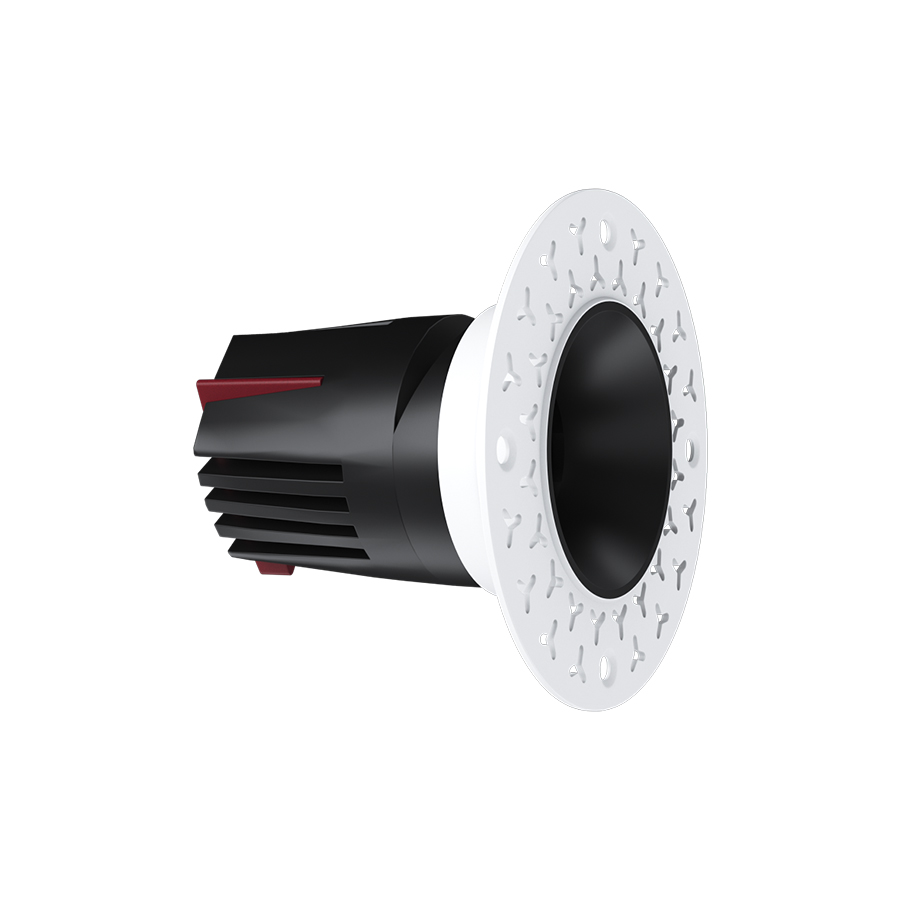 Встраиваемый светодиодный светильник под шпаклевку Starship Black 7W Zigbee (11082)