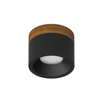 Накладной светодиодный светильник Ledron SUITABLE MINI Wooden Black (4425)