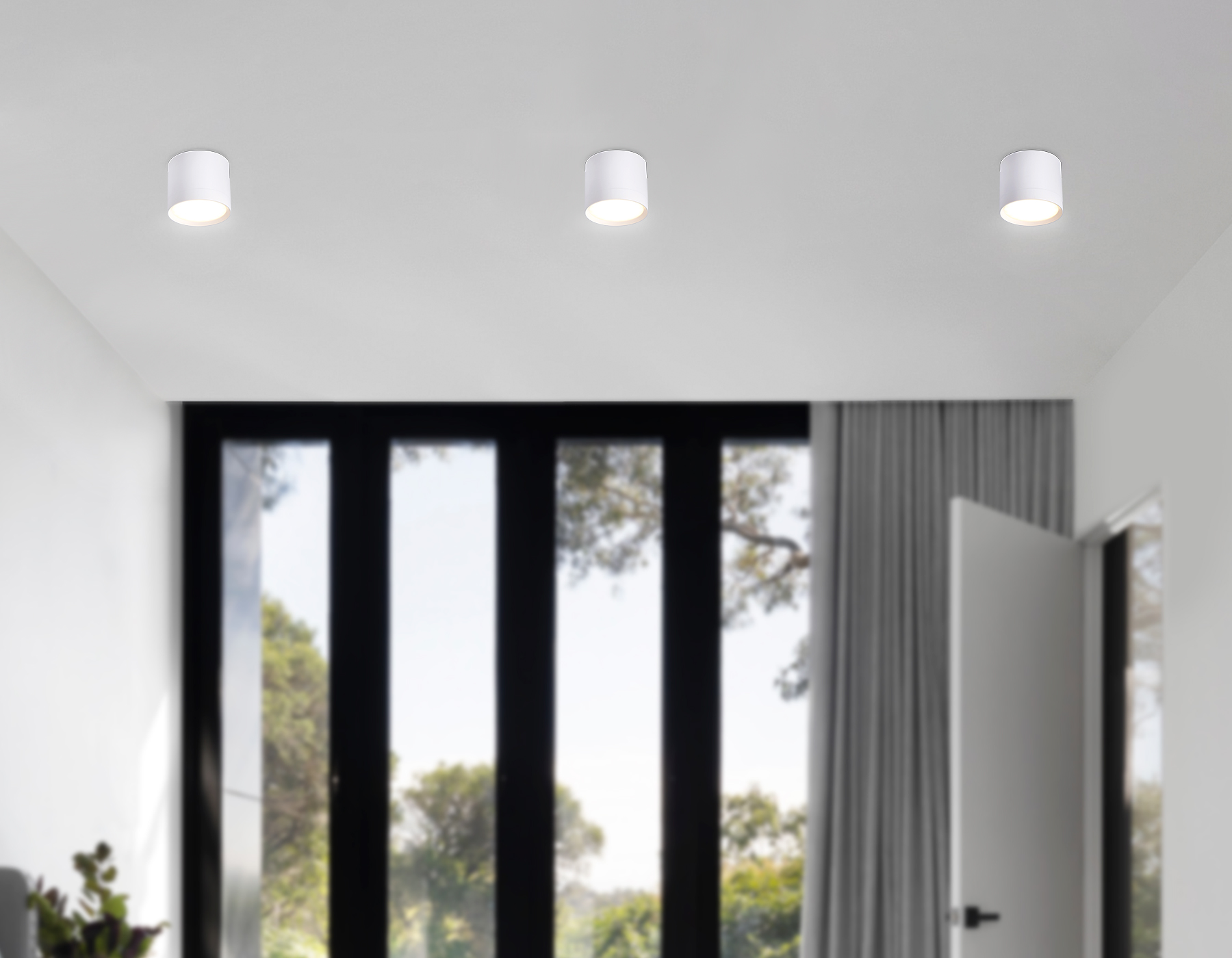 Накладной точечный светильник GX53 TN5350 WH белый GX53 D82*70