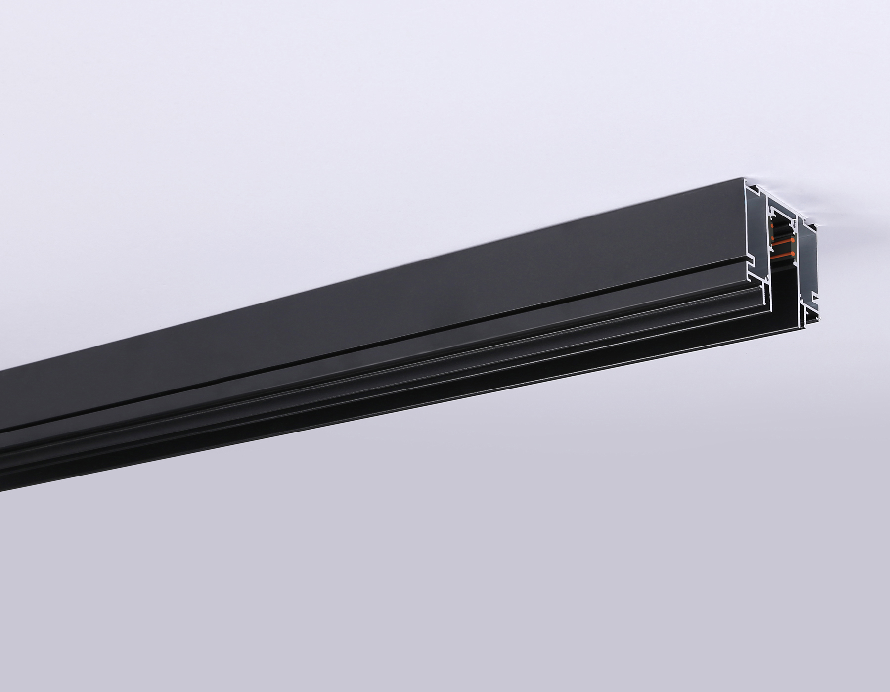 Шинопровод низковольтный встраиваемый в натяжной потолок Magnetic GL3262 BK черный IP20 48V 3000*62.72*53.15