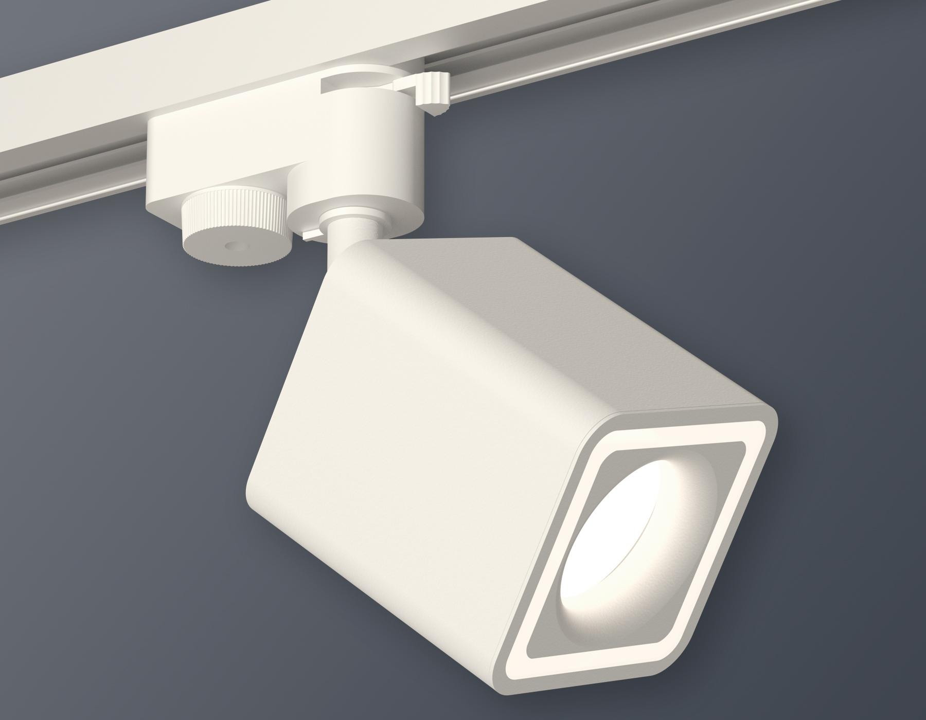 Комплект трекового однофазного светильника XT7812020 SWH белый песок MR16 GU5.3 (A2520, C7812, N7715)