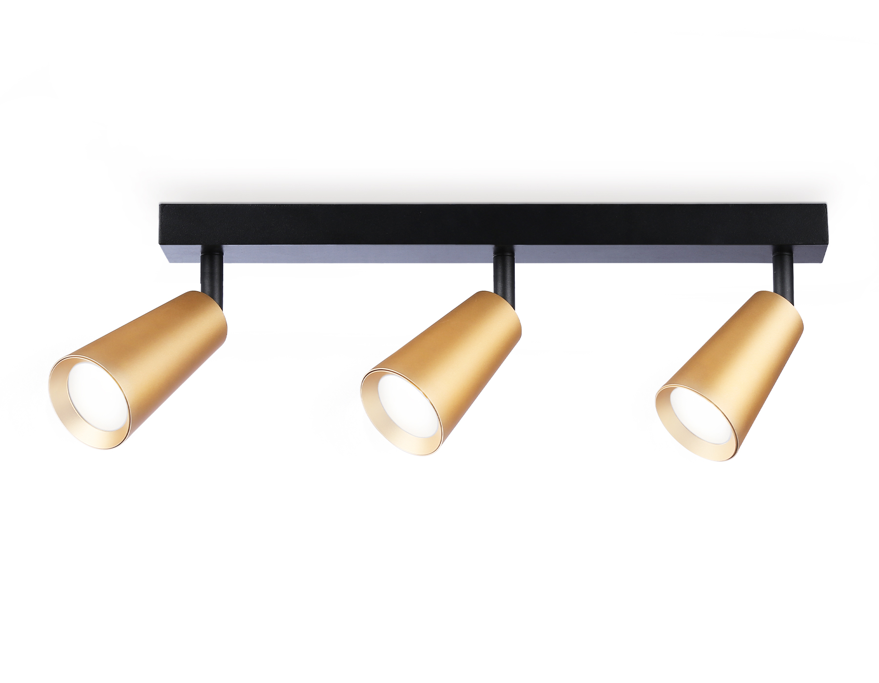 Накладной поворотный спот со сменной лампой GU10 TA13151/3 BK/GD черный/золото GU10/3 max 12W 445*60*130