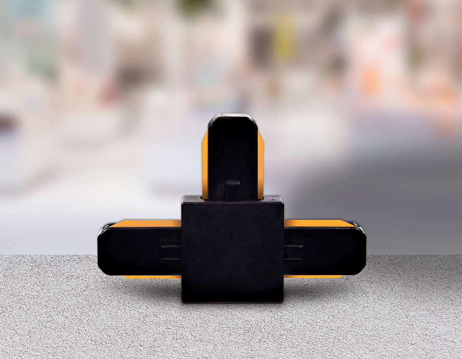 Коннектор Т-образный однофазный для соединения трековых шинопроводов GL7078 BK черный коннектор Т-образный однофазный для соединения трековых шинопроводов