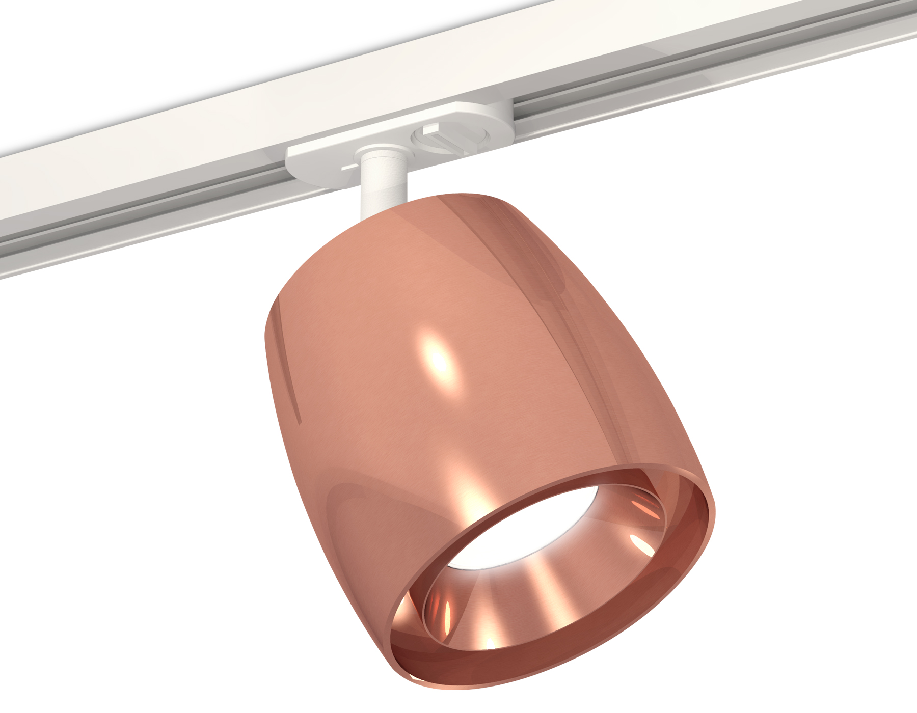 Комплект трекового светильника XT1144001 PPG/SWH золото розовое полированное/белый песок MR16 GU5.3 (A2536, C1144, N7035)