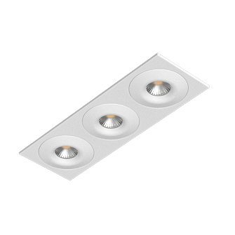 Встраиваемый светильник под сменную лампу Ledron AO1501001 SQ3 White (2378)