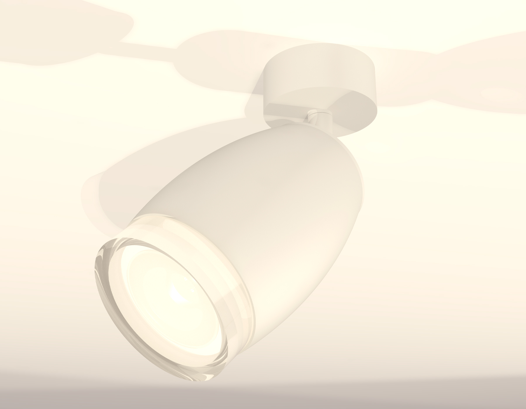 Комплект поворотного светильника с акрилом XM1122005 SWH/FR/CL белый песок/белый матовый/прозрачный MR16 GU5.3 (A2202, C1122, N7160)