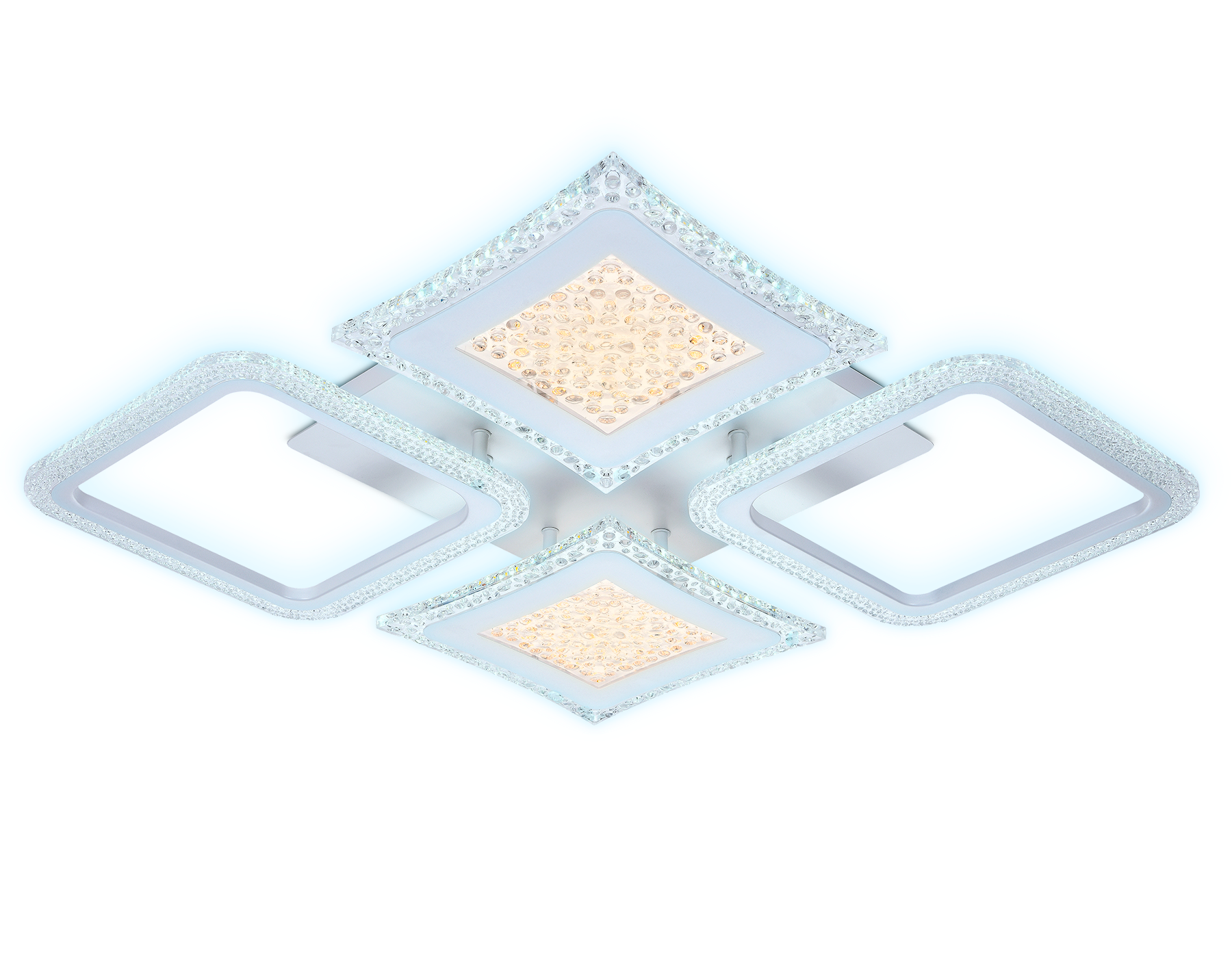 Потолочный светодиодный светильник с пультом FA430/4 WH белый 112W 750*670*80 (ПДУ РАДИО 2.4G)