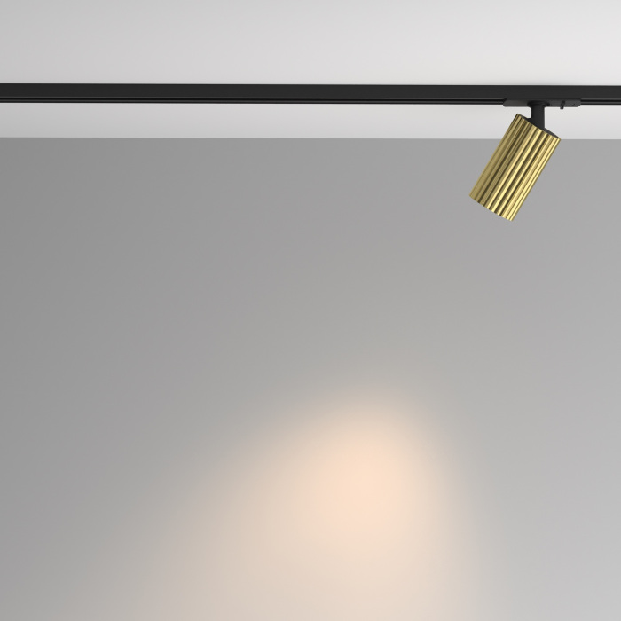 Трековый светильник однофазный 10W 220V Maytoni Calipso TR218-1-GU10-BS (tr218-1-gu10-bs)