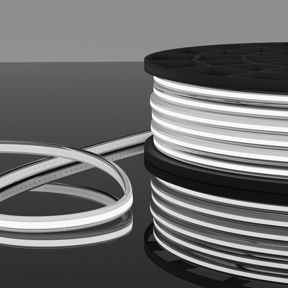 Лента светодиодная Elektrostandard 9500102 220V 93W 288Led COB IP65 6500 холодный белый 50 м комплект (a070174)