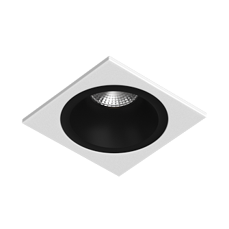 Встраиваемый светильник под сменную лампу Ledron AO1501010 SQ White-Black (2411)