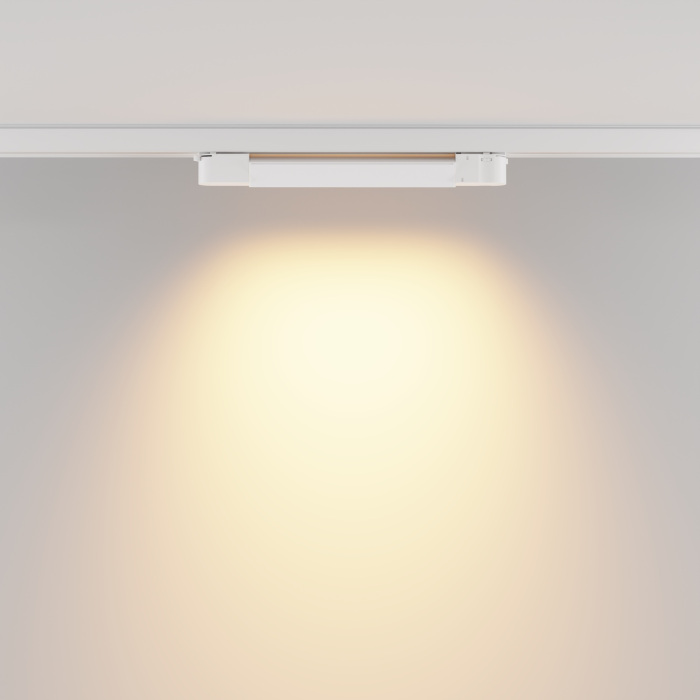 Трековый светильник трехфазный 10W 220V Maytoni Basis TR196-3-10W27K-W (tr196-3-10w2_7k-w)