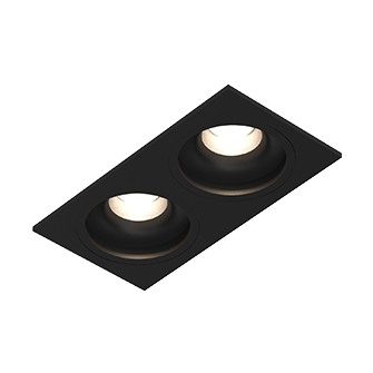 Встраиваемый светодиодный светильник LEVEL SQ2 Black 4000K (10663)