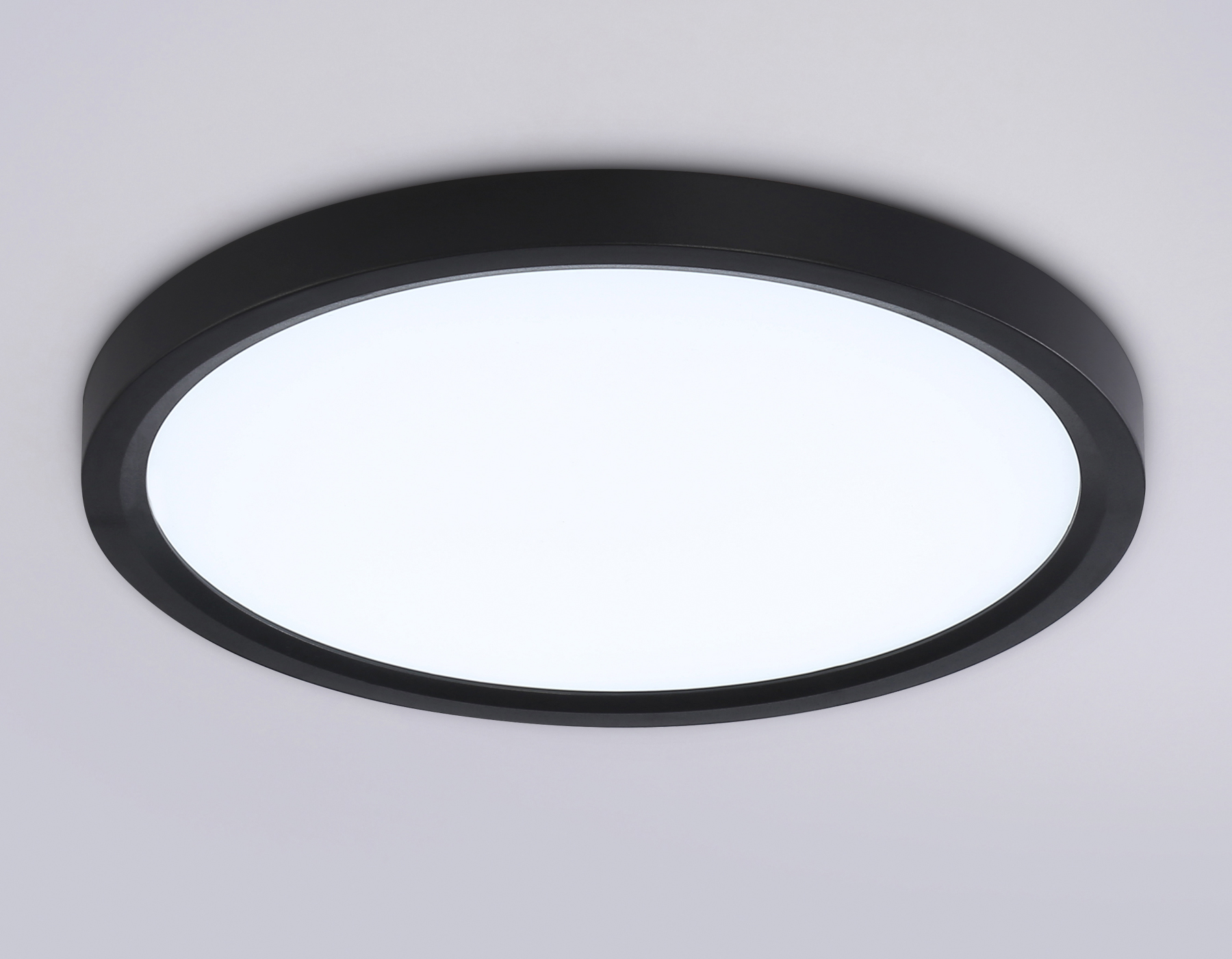 Светильник светодиодный ультратонкий 3000K-6500K с CCT-переключателем FZ1904 BK черный IP54 20W 3000K-6500K CCT-переключатель D300*25 (Без ПДУ)