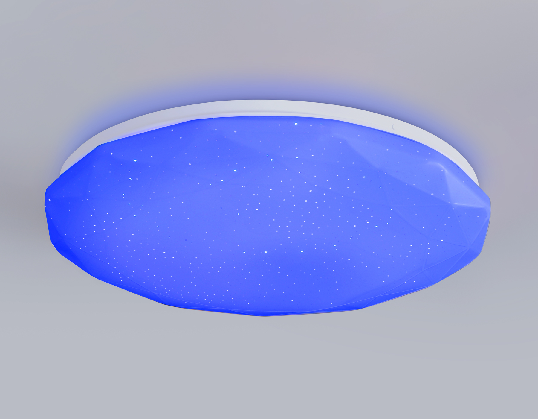 Светодиодный светильник RGB с пультом управления FZ418 WH белый IP20 66W 3000K-6500K+RGB D480*65 (ПДУ ИК)