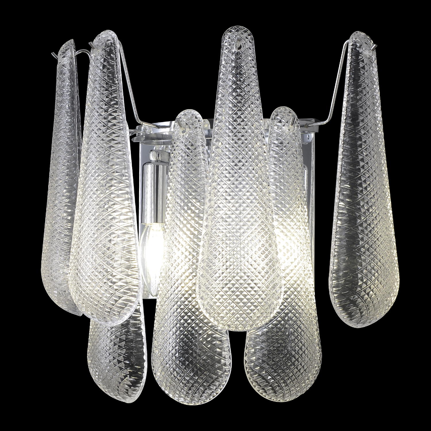 Люстра Crystal Lux FONTAIN AP2 CHROME