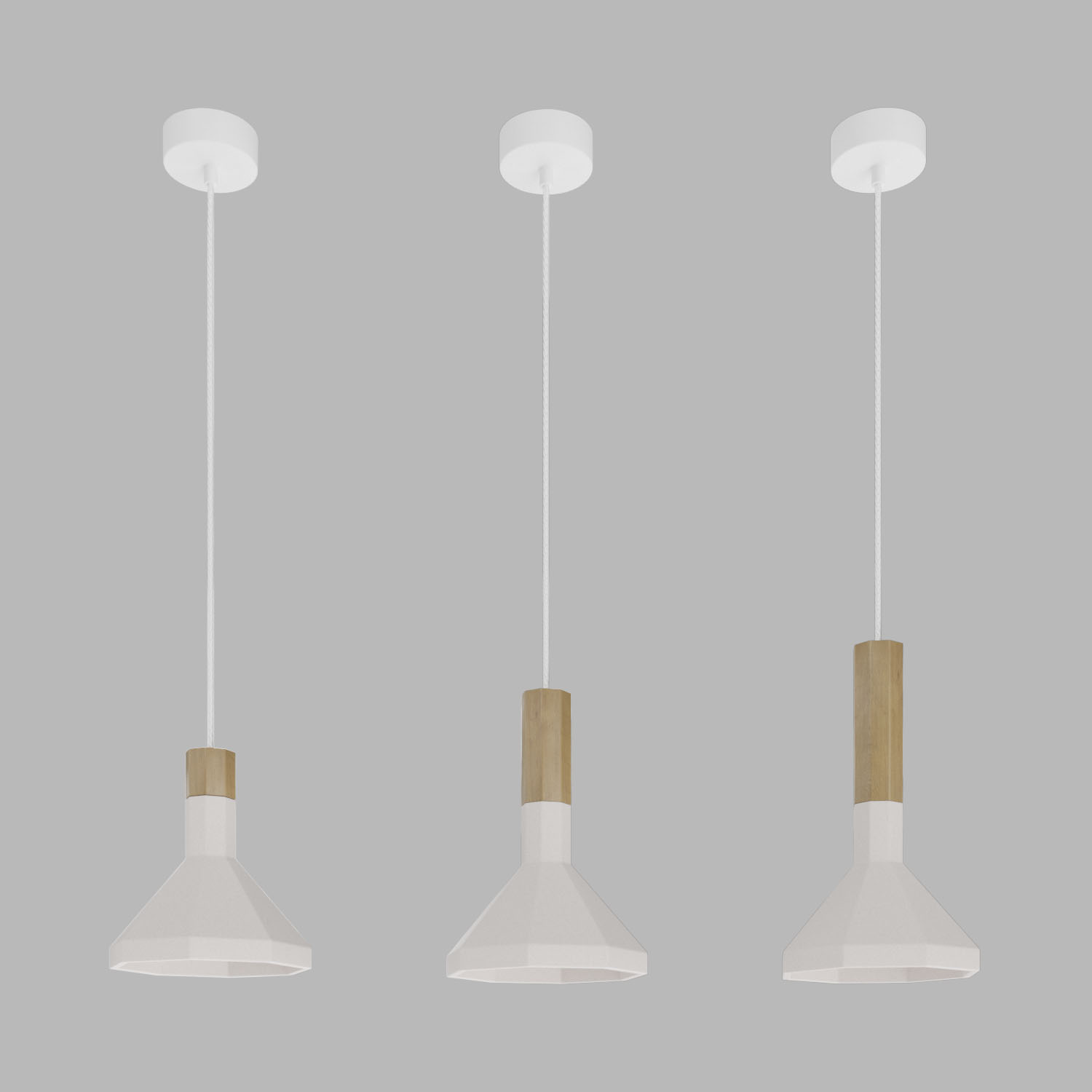 Подвесной накладной светильник Ledron SCOPE W Wood 130 (4953)