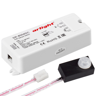 Датчик SR-8004-DC black (12-36V, 96-288W, PIR-Sensor) (Arlight, -) 020866