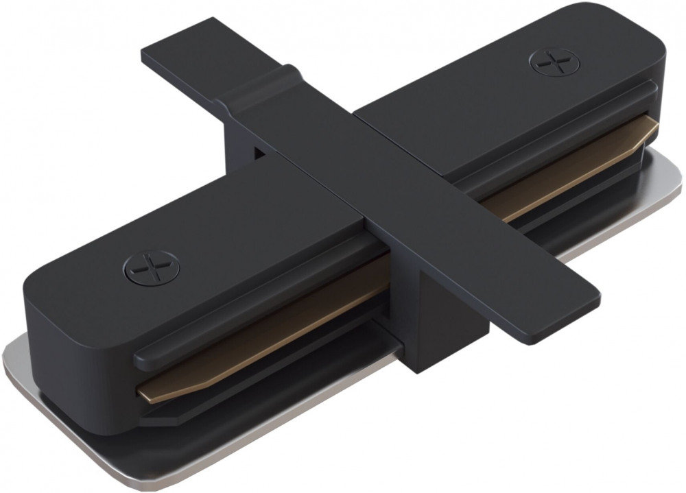 Коннектор прямой Unity встраиваемыйчерный однофазный Maytoni Technical TRA002C-11B