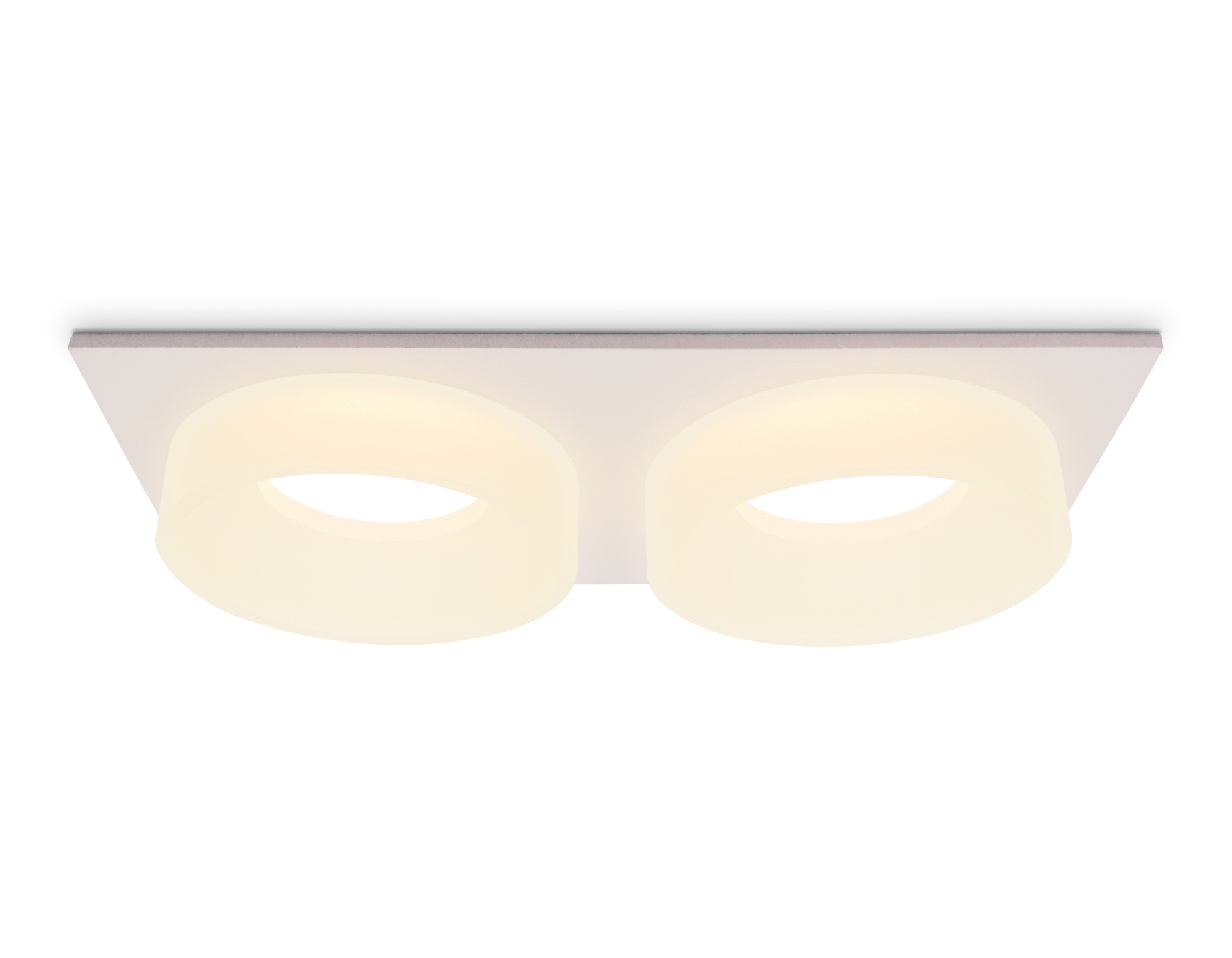 Встраиваемый точечный светильник с акрилом TN1317/2 SWH/FR белый песок/белый матовый GU5.3 182*92*45