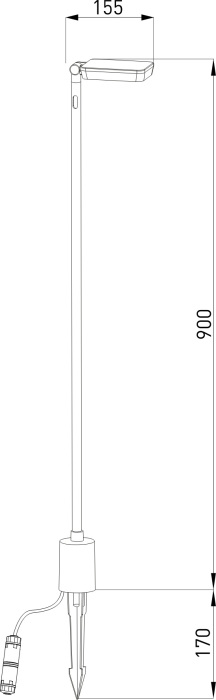 Наземный светильник уличный Elektrostandard Joli 35182F черный (a068102)