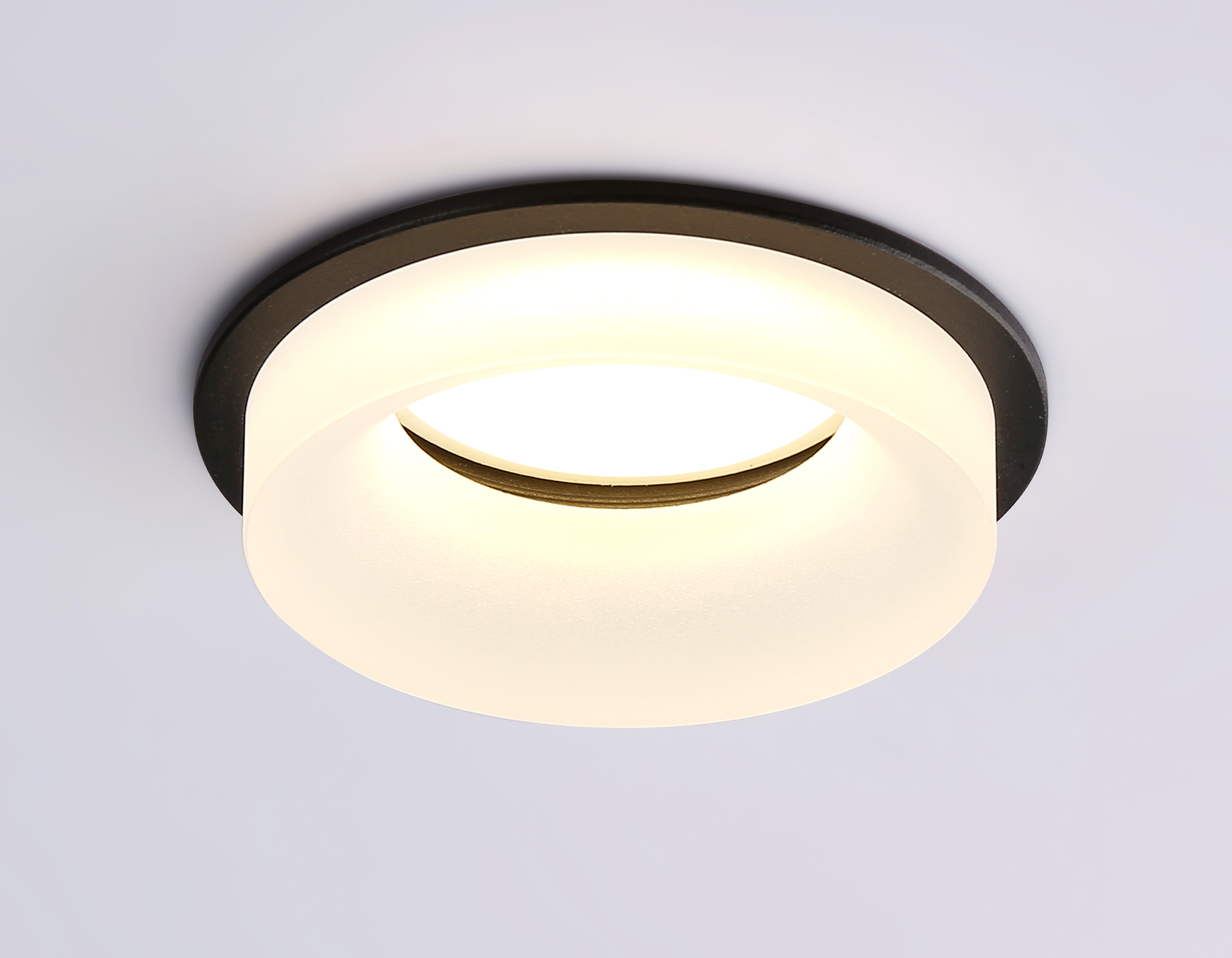 Встраиваемый точечный светильник MR16 TN1303 BK/FR черный/белый матовый MR16 GU5.3 D80*42