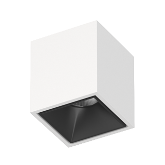 Накладной светодиодный светильник Ledron KUBING White-Black 4000K (10766)