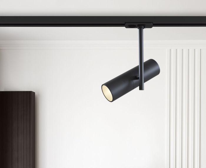 Трековый светильник Elti Unity GU10 10Вт однофазный Maytoni Technical TR005-1-GU10-B (tr005-1-gu10-b)