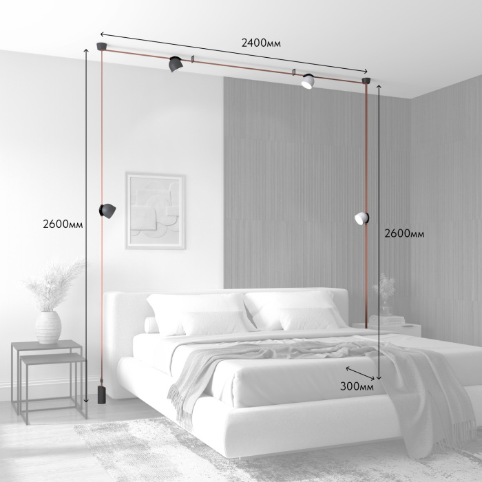 Комплект ременной трековой системы Belty Denkirs Belty Set DK55SET16-01-BR (dk55set16-01-br)