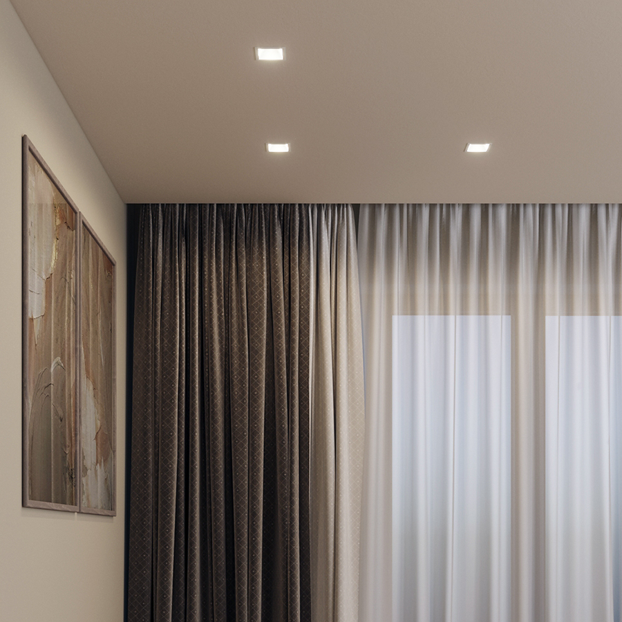 Встраиваемый светильник под сменную лампу Ledron RISE KIT1 White (2445)