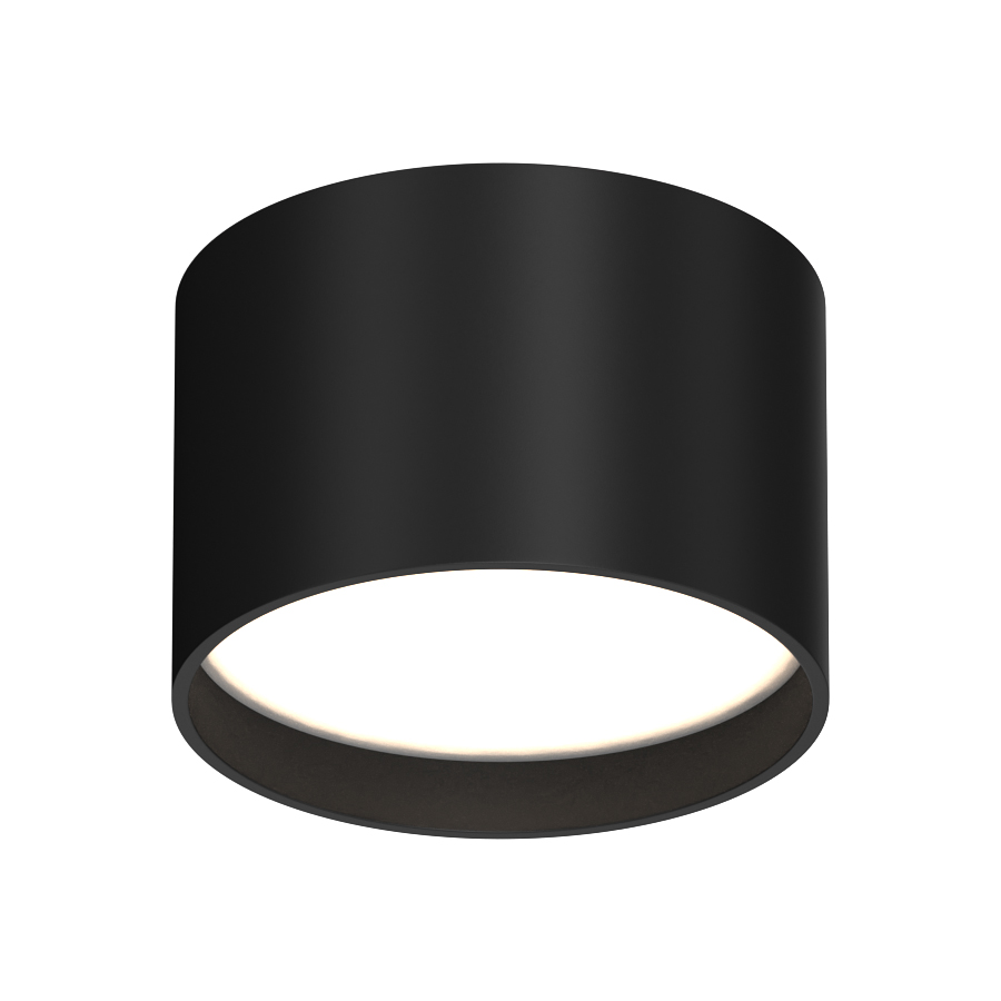 Накладной светодиодный светильник DRUM Black (9954)