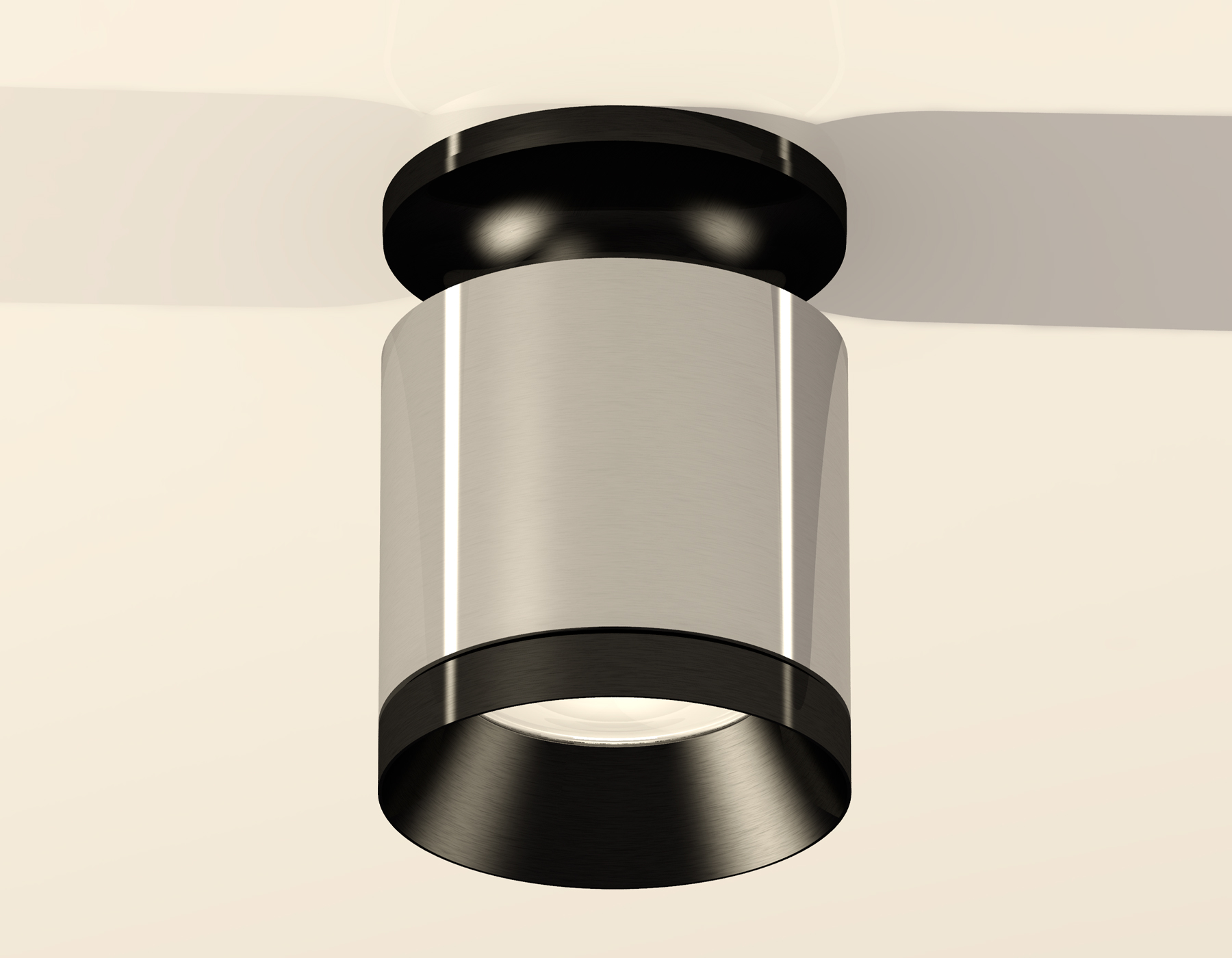 Комплект накладного светильника XS7405022 PSL/PBK серебро полированное/черный полированный MR16 GU5.3 (N7926, C7405, N7031)