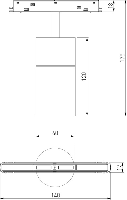 Трековый светильник магнитный светодиодный Elektrostandard Slim Magnetic 8507501 (a063538)