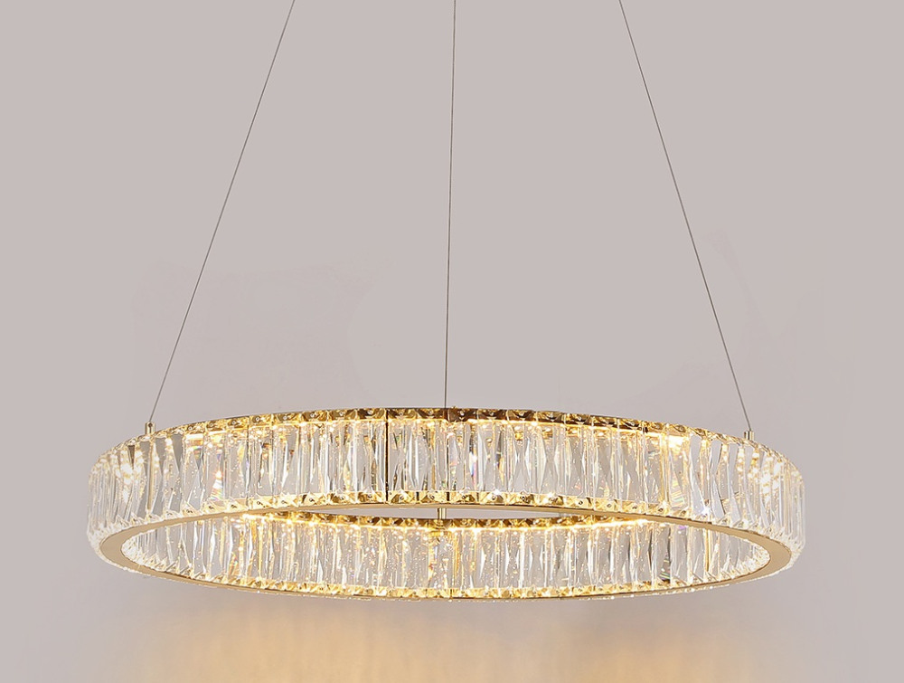 Подвесной светильник светодиодный хрустальный Newport 8240 824060 gold (8240_60_gold)