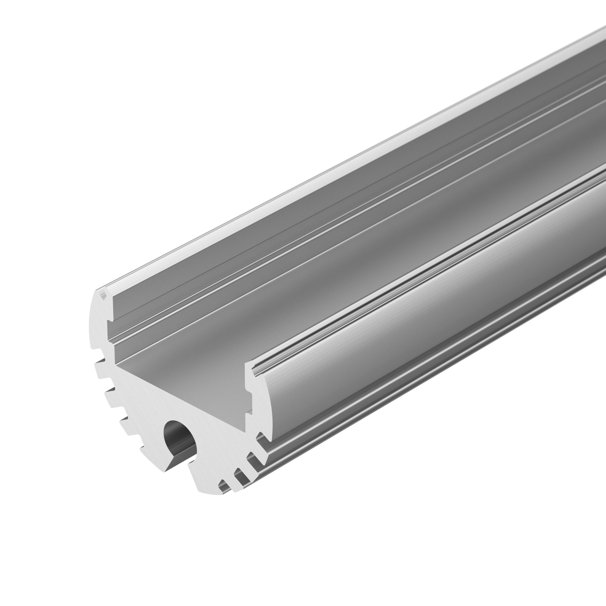 Профиль ROUND-D20-2000 ANOD (Arlight, Алюминий) 040645