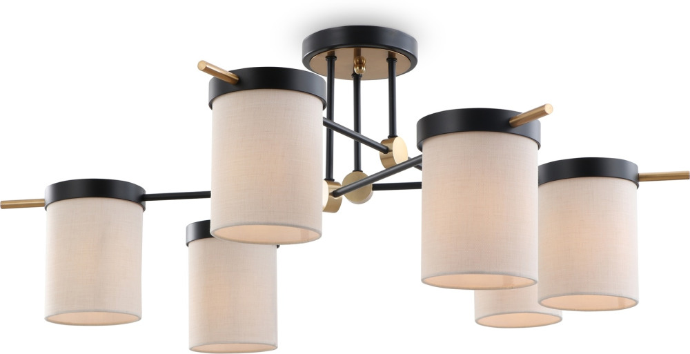 Потолочная люстра на штангу Freya Bogy FR5377CL-06B (fr5377cl-06b)