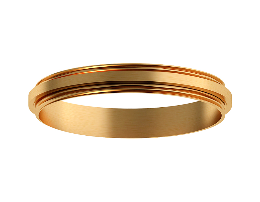 Коннектор декоративный для соединения корпуса светильника D60+D60mm A2062 PYG золото желтое полированное D60*H9mm Out1.5mm